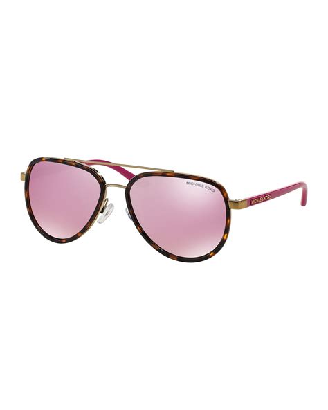 michael kors pink glasses lil|michael kors mirrored sunglasses.